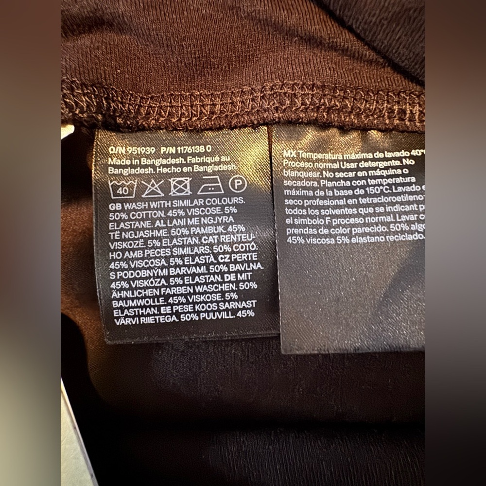 H&M MAMA Jersey Leggings Black - Picture 9 of 14